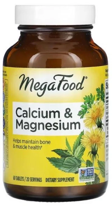 메가푸드 칼슘 앤드 마그네슘 60정, 60개, 1개 - 쿠팡