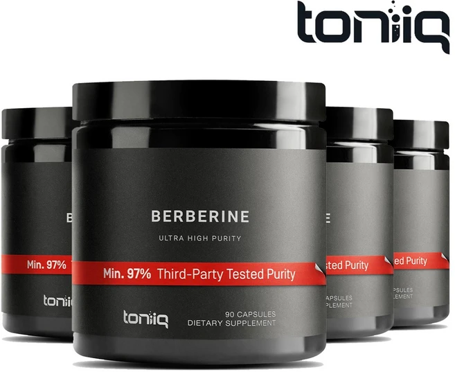 Toniiq 토니크 베르베린 HCl 울트라하이 퓨리티 500mg 90캡슐 4개 아리스타타, 90정 - 쿠팡