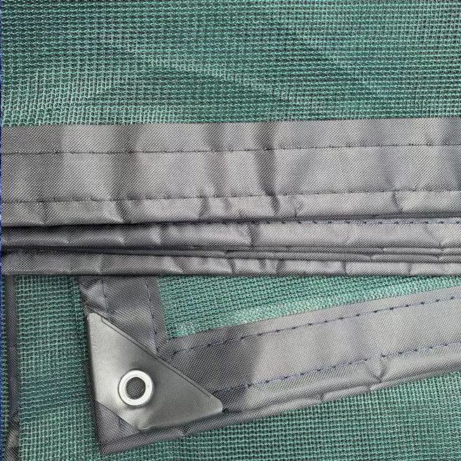 테 코트 방풍망 장 울타리 바람막이 경기장 가림막 그물망 2mx18m, 먹색 높이 X 길이 몇 m, 1개, 먹색 1.5m 높이x길이