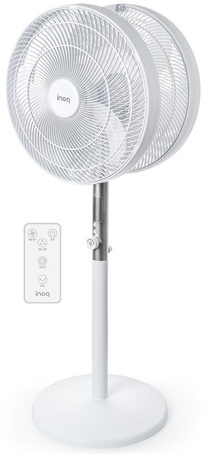 더블해드 양면 360 회전 대형 업소용 선풍기 공업용 산업용 써큘레이터 스탠드 리모컨 타이머, LA-EF180(18인치45CM)