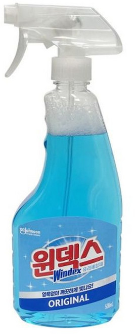 윈덱스 글라스크리너 유리세척제 오리지널 유리세정제 유리크리너 O 500ml 유리클리너