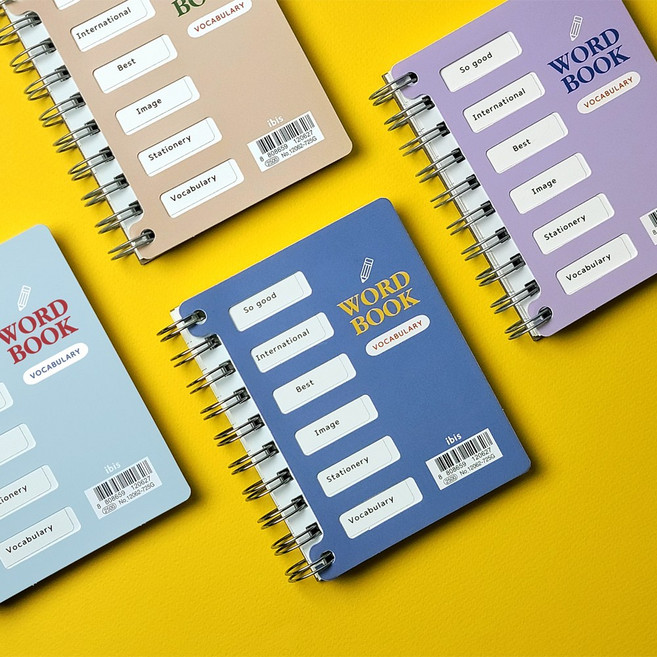 아이비스 2500 캠퍼스좌철단어장(SP) 12062, 퍼플, 1개