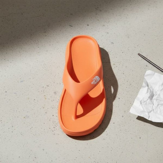 노스페이스 화이트라벨 캠퍼스 플립 NS83R11J 쪼리 슬리퍼 오렌지