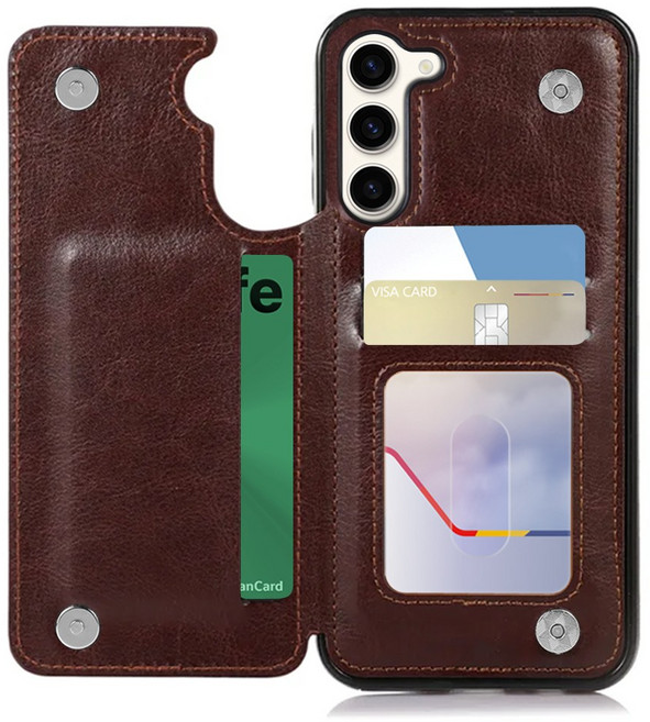 더조은셀러 갤럭시 카드 레더 2세대 지갑 케이스 현금 가죽