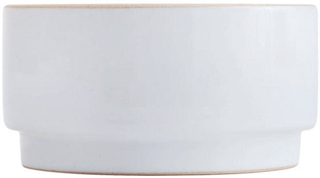 [에라토] 옳음 도자기 한식 신혼부부 그릇 대접 국그릇 볼 13.5cm, 화이트, 1개