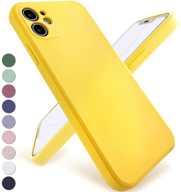 아이폰 심플 파스텔 톤 실리콘 범퍼 케이스