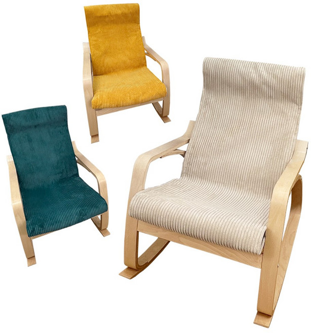 이케아 포엥 커버 의자 리커버 암체어 POANG 호환 천갈이, 1개, 그린