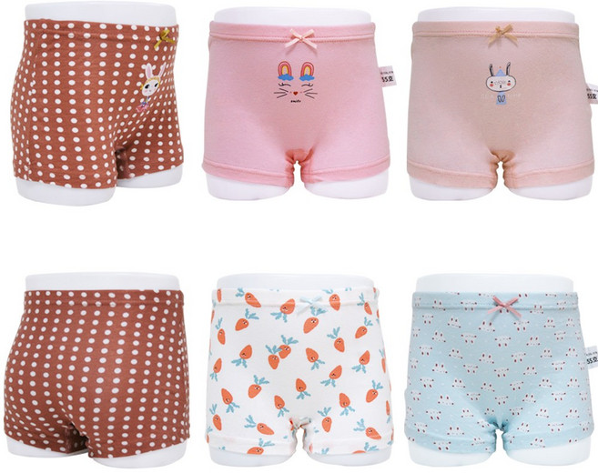 슈와츠코리아 아동 속옷 키즈 언더웨어 여아팬티 드로즈 당근바니