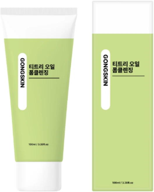 공스킨 티트리잎 오일 데일리 저자극 폼클렌징, 1개, 100ml - 쿠팡