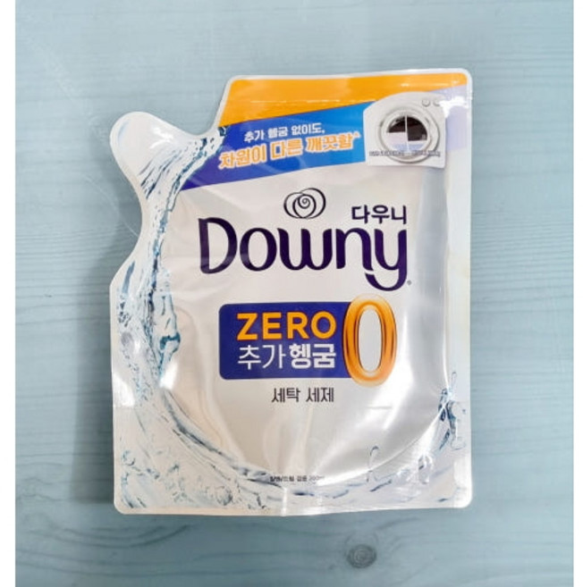 다우니 추가헹굼 제로 세탁세제 리필 체험용, 200ml, 1개
