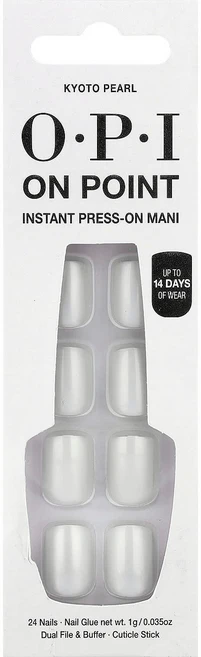 OPI 온 포인트 인스턴트 프레스온 매니큐어 숏 길이 교토 펄 27종 세트 OPI-11401 - 쿠팡