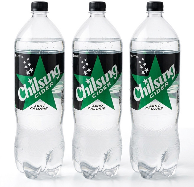 롯데칠성 사이다 제로 1.5L 탄산음료, 3개