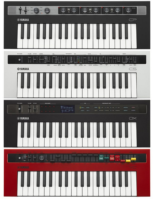 야마하 REFACE 리페이스 신디사이저 6W 내장 스피커 배터리 구동 37 건반, reface CS