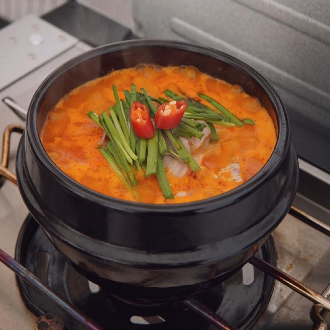 [동백국밥] 얼큰해장국밥 프리미엄 한돈 돼지국밥, 3개, 600g