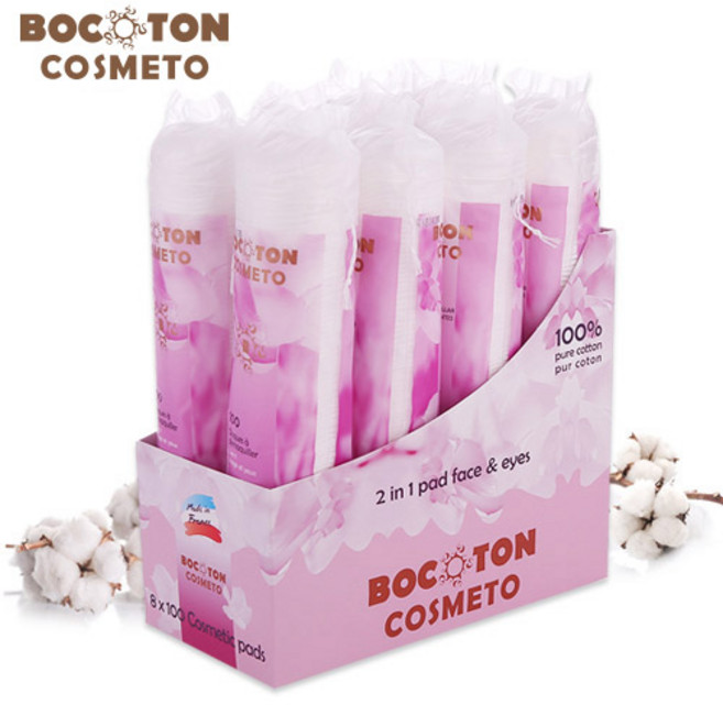 [보코통] 코스메토 원형화장솜 100매X8팩, 100매입, 8개
