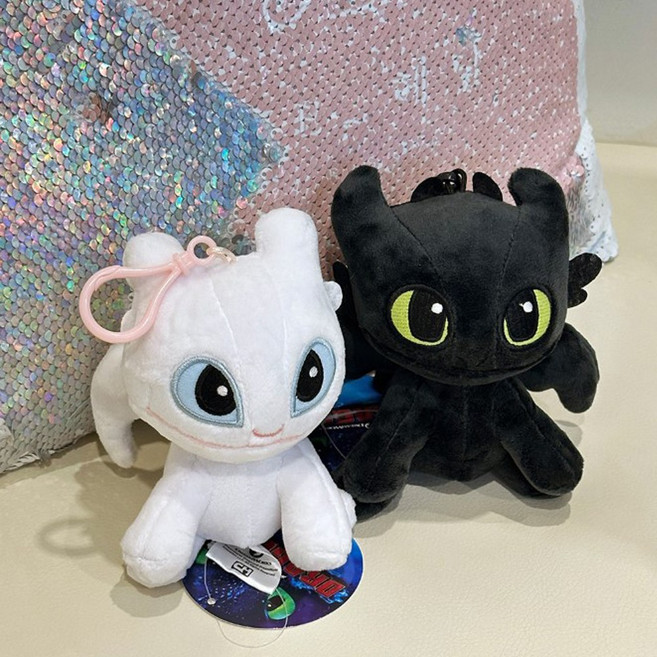 (정품) 드래곤길들이기 투슬리스 시팅 가방고리 봉제인형 (2type)