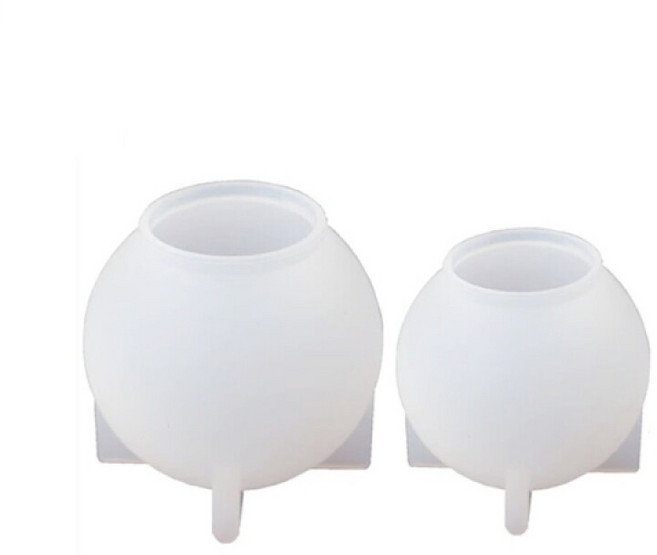 레진아트/실리콘몰드/문진용 원형구몰드/선택, 65mm, 1개