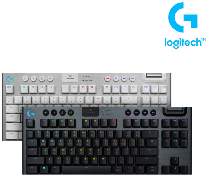 로지텍코리아 G913 TKL 텐키리스 무선 RGB 기계식게이밍, 블랙, G913TKL_클릭키(청축), 청축