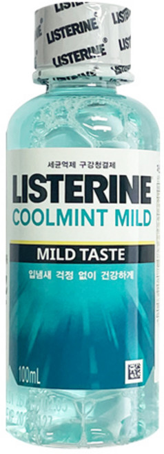 리스테린 쿨민트 마일드 구강청결제, 100ml, 2개