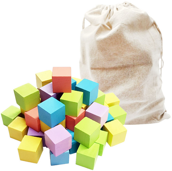 조엔 쌓기나무2.5cm/원목교구, 칼라100p+주머니, 1개