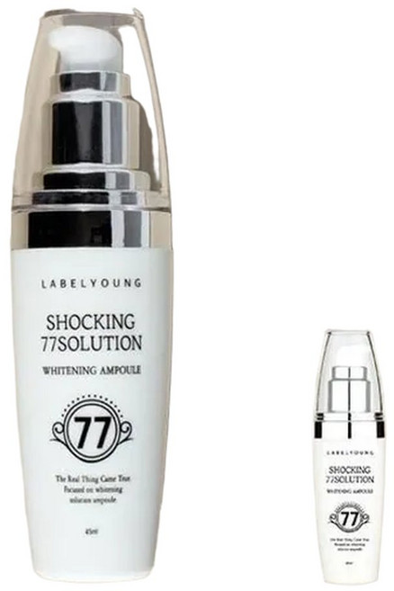 라벨영 쇼킹77솔루션 화이트닝 앰플, 1개