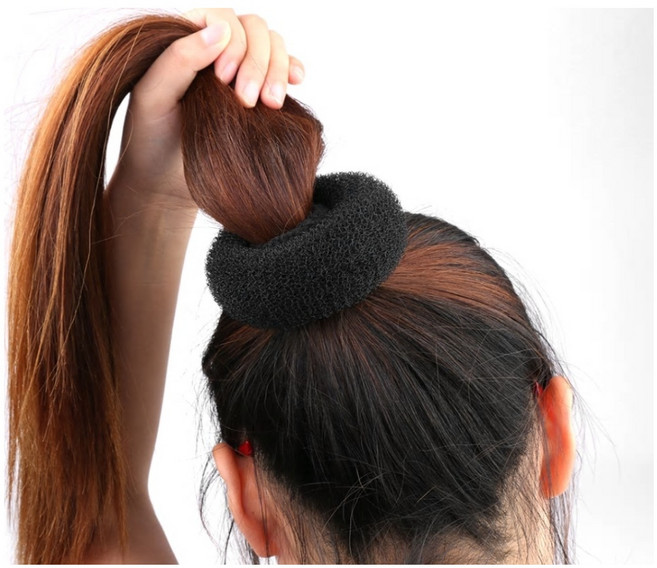 당고머리 똥머리 도넛 헤어 링 올림머리 스타일 매직