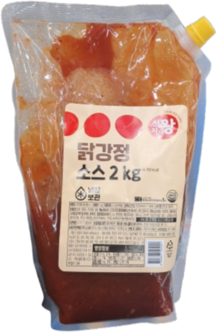 바이오푸드몰_식자재왕 닭강정소스 2kg, 25개