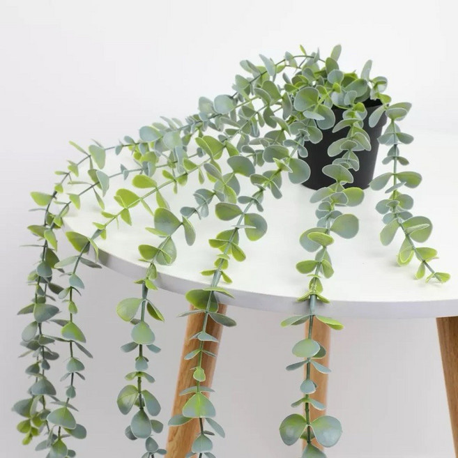 尤加利仿真植物盆栽 垂掛 吊盆, 1個