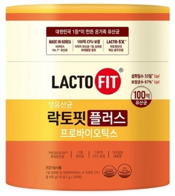 락토핏 생유산균 플러스 프로바이오틱스 200p, 400g, 1개
