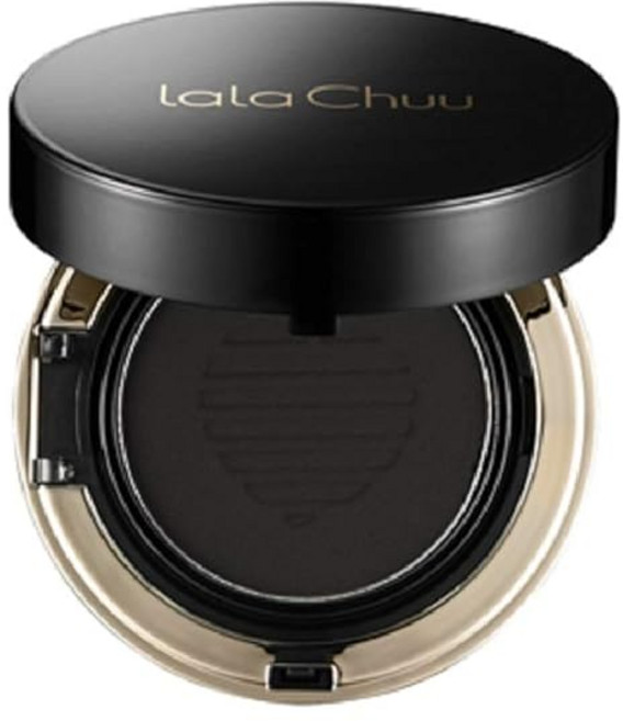 lala Chuu 라츄 헤어 쿠션 본품 시즌1 흰머리 헤어메이크업 헤어볼륨 가마 헤어라인 흰머리 커버 킵 샴푸 세정 5중 프루프 (내추럴 블랙), 상세페이지 참조, 1개