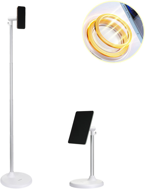 TAOMI 맥세이프 마그네틱 핸드폰 태블릿 스탠드 거치대, 1개, 화이트, B3