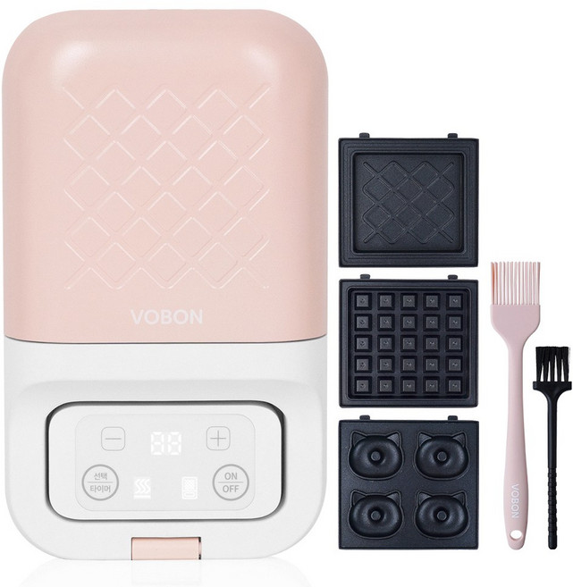 보본 디지털 샌드위치 와플 크로플 도넛 메이커 VB-SM503P