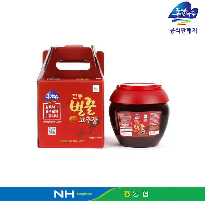 영월농협 동강마루 국산 전통 벌꿀고추장 2kg, 1개