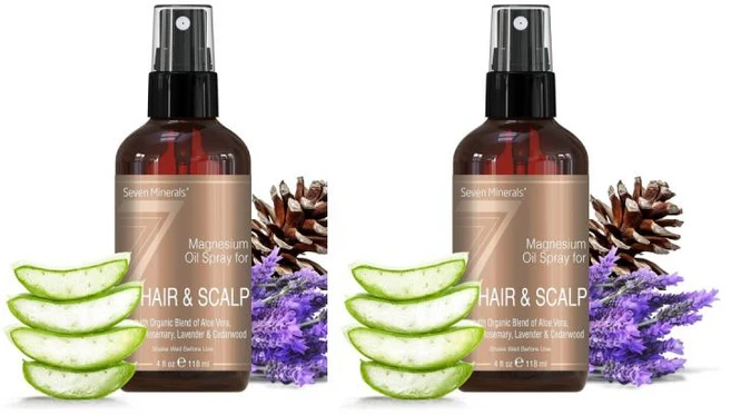 Seven Minerals 세븐미네랄 헤어 스칼프 마그네슘 오일 스프레이 118ml 2팩 - 쿠팡