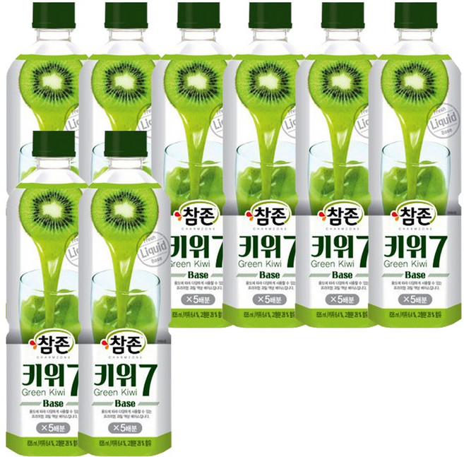 참존식품 키위7베이스 835ml, 8개