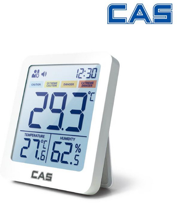 CAS 카스 디지털 체감온도계 현장 사무실 온도 습도계 공장 산업용 측정기 T701일반형, 1개, 화이트