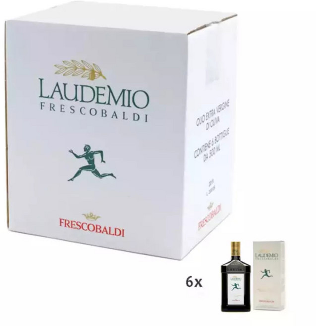 라우데미오 프레스코발디 엑스트라버진 올리브오일 500ml x 6개입 선물세트, 6개