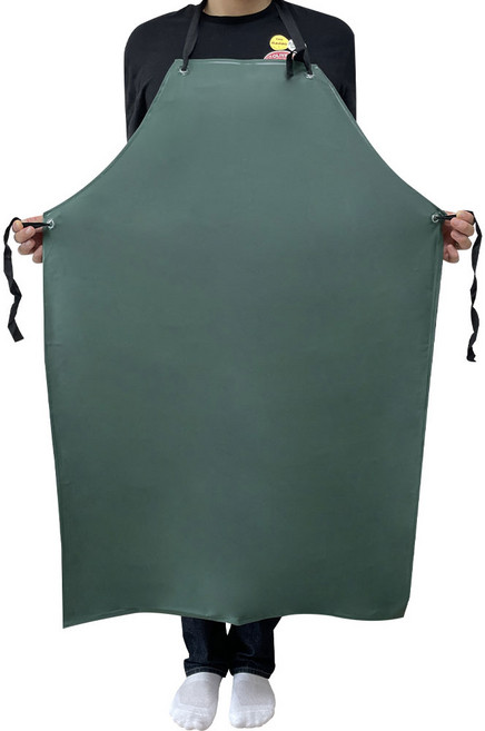 예초 제초기 작업용 보호구 롱 앞치마, 1개, 그린