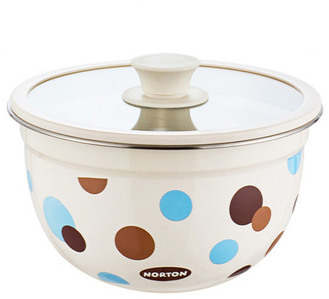 CookNest 304 스텐 믹싱볼 + 뚜껑 세트 베이킹 도구, 1세트, 믹싱볼 + 뚜껑+미끄럼방지