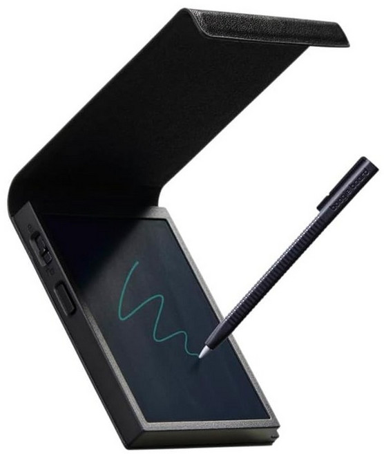 킹짐 전자 메모 패드 부기보드 4인치 덮개 제거 잠금 전지 교환 가능 BB21BK 검정