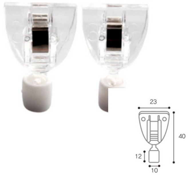 자석쇼클립 반달집게 마트POP POP꽃이 약국POP 클립집게 집게클립ver9+9pBo