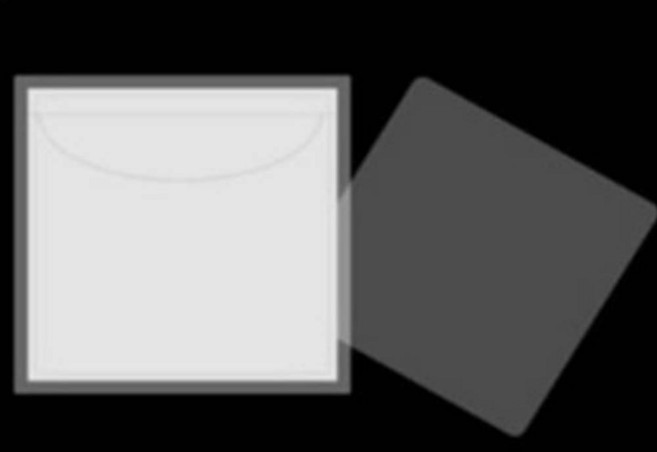 차량 앞유리 스티커 필름 케이스 주차 출입증 홀더, 1개