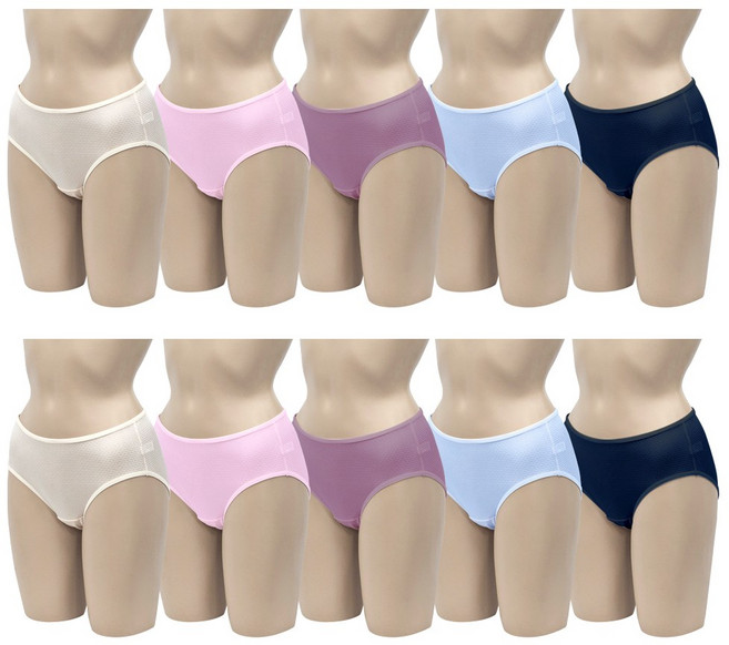 쿨 인견 빅사이즈 여성 편안한 데일리 맥시 팬티세트 10매 선물박스