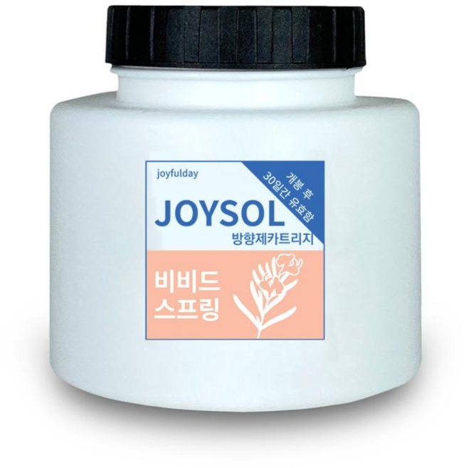 기분좋은날 조이솔 방향제카트리지(대형_비비드스프링), 240g, 1개