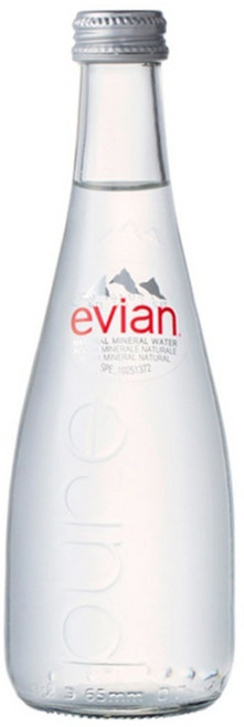 에비앙 천연 광천수, 330ml, 20개