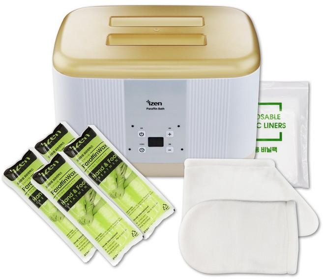 [병원의료용]아이젠 파라핀의료기기 파라핀베스 용해기 파라핀치료기 x 가정용 병원용 임산부 손테라피 촛농테라피 손목 발목 효과 비오바디, 1박스, 입문패키지(본체+왁스4개포함)