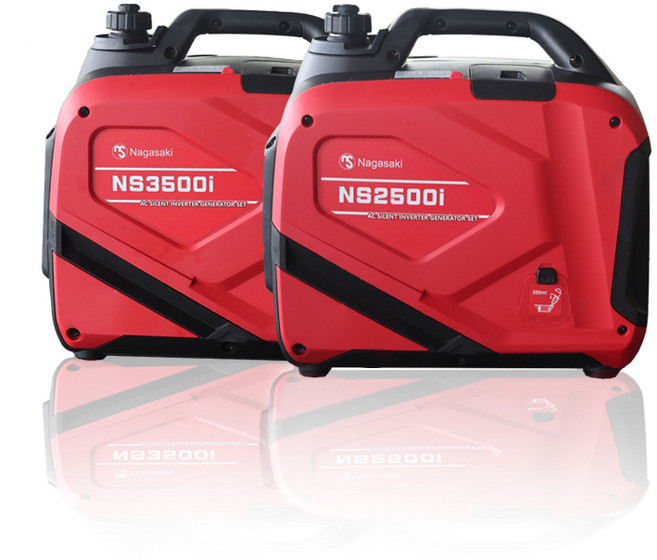 휴대용 소형 인버터 발전기 3kw NS-3500i 차박 캠핑 산업용 야외 전기 사용, 1개