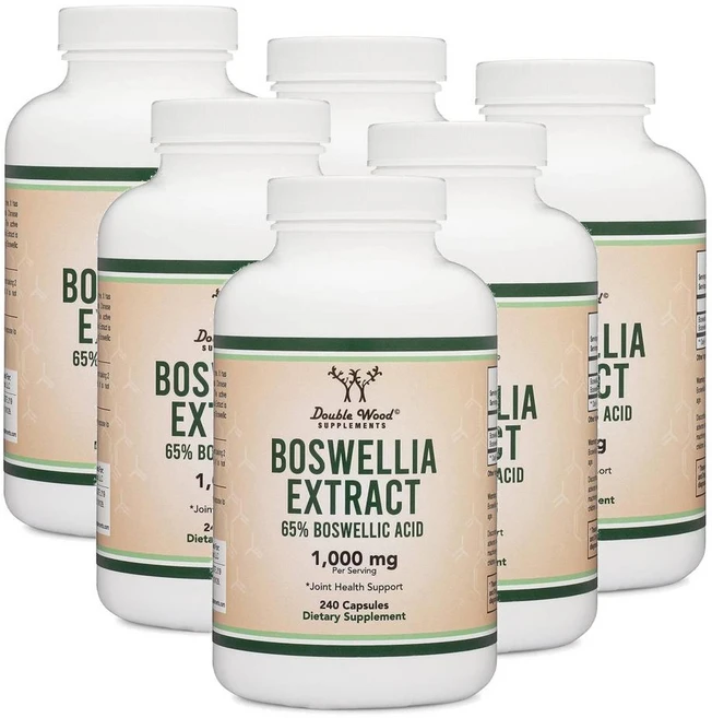 더블우드 보스웰리아 추출물 1000mg 캡슐 Double Wood Boswellia, 6개, 240정 - 쿠팡