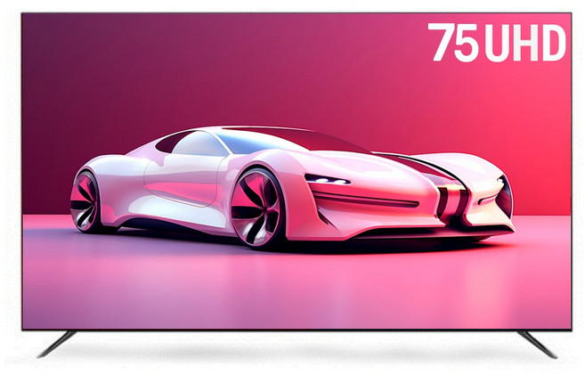 프리토스 75인치 TV (190cm) 4K UHD HDR 중소기업TV FT750SUHD, 75UHD, 고객직접설치, 벽걸이형