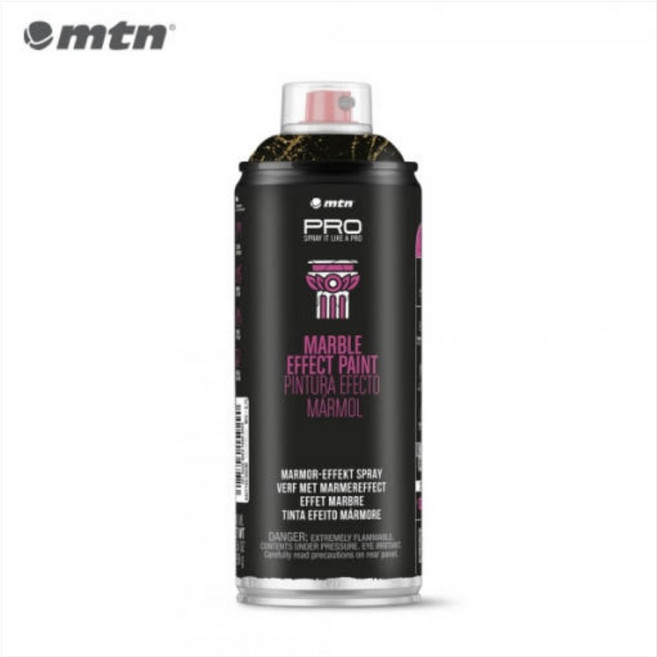 MTN PRO 몬타나 마블 대리석효과페인트 스프레이 400ml 1개, 실버, 실버